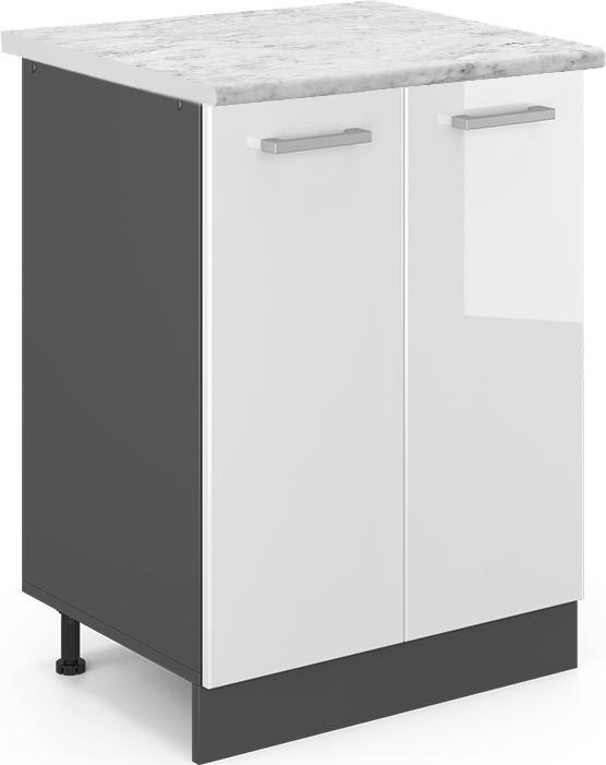 Anthrazit, Marble-Weiss, Weiss Hochglanz