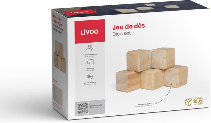 Actual product image Livoo Dice set