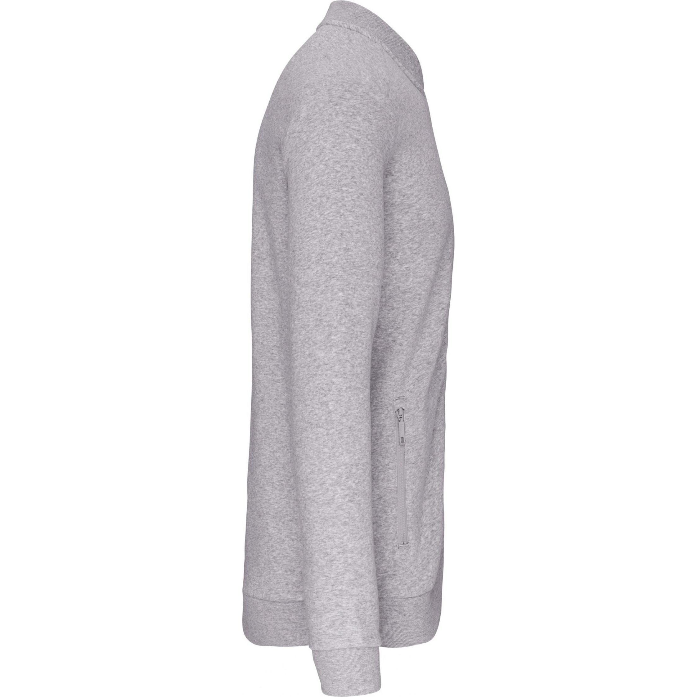 Thumbnail - Kariban, Herren, Jacke, Fleecejacke mit Reissverschluss (XXL), Grau, XXL