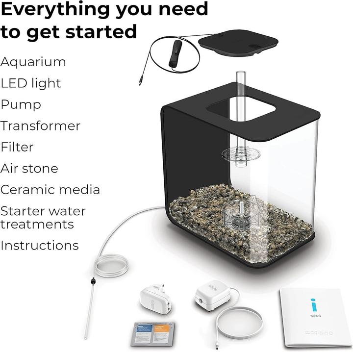 Immagine prodotto Oase 72033 biOrb FLOW 30 LED schwarz Aquarium 30 l mit LED-Beleuchtung