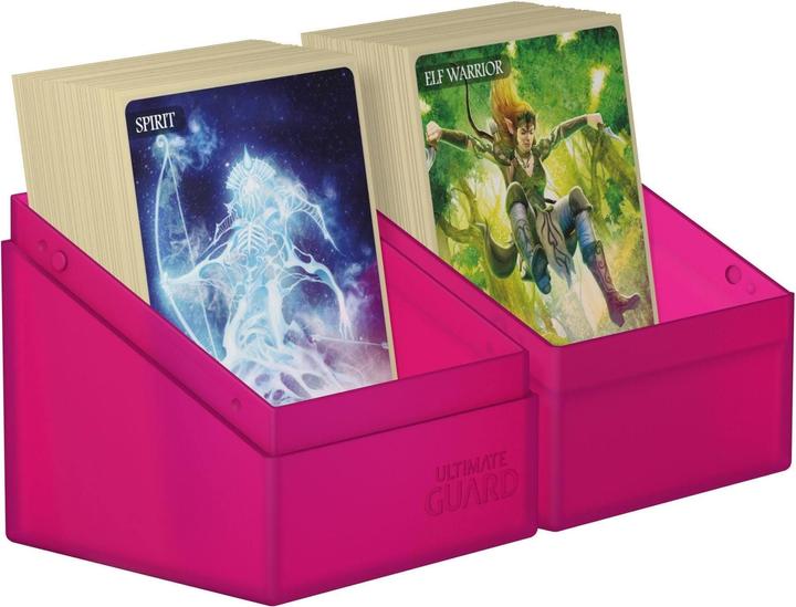 Actual product image Ultimate Guard UGD010786 - Boulder Deck Case - 100+ Cards, Standardsize, rhodonite
