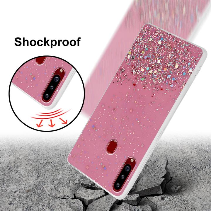 Produktbild Cadorabo TPU Cover funkelnder Glitter (Samsung Galaxy A20s)
