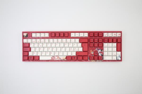 Produktbild Varmilo VEA109 Koi V2 MX Red mechanical gaming keyboard, red/white