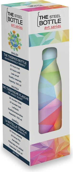 Actual product image The Steel Bottle Art Series #3 - Geometric Colour (0.50 l)