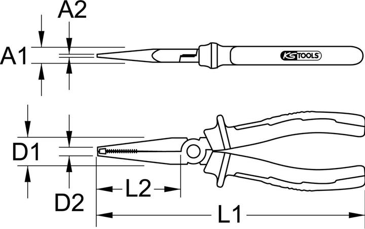 Actual product image KS Tools 150.2023 (200 mm)