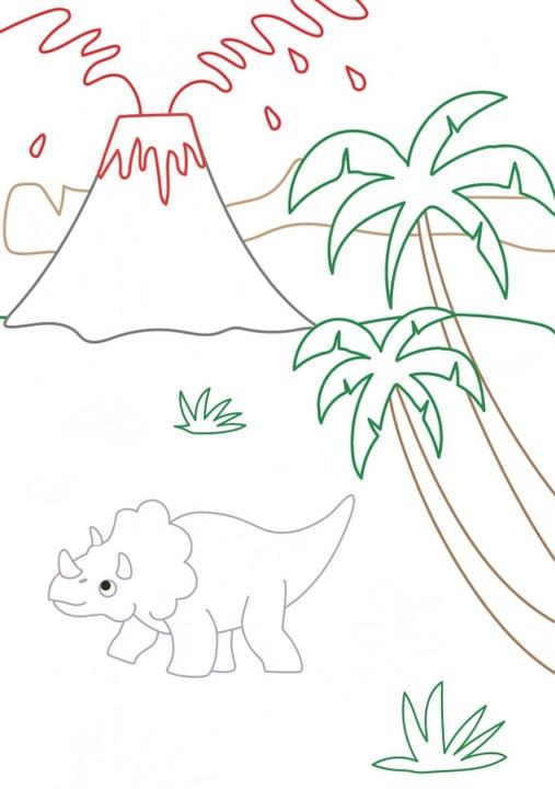 Immagine prodotto Il mio primo grande libro magico da colorare: Dinos e draghi