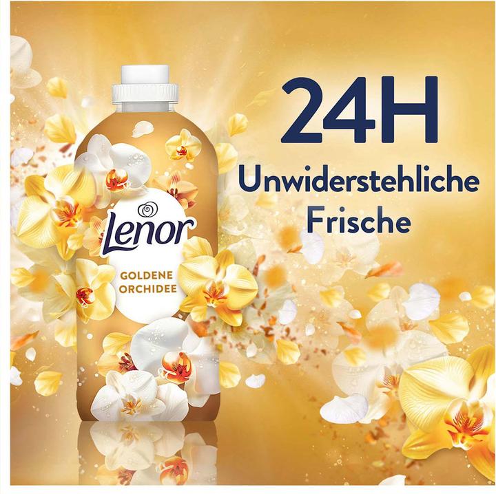 Actual product image Lenor Goldene Orchidee Flasche - 1827ml Weichspüler 87 WL (87 Washing cycles, Liquid detergent)