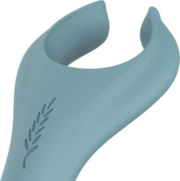 Actual product image Bloom The Peony Couple Vibrator - Green