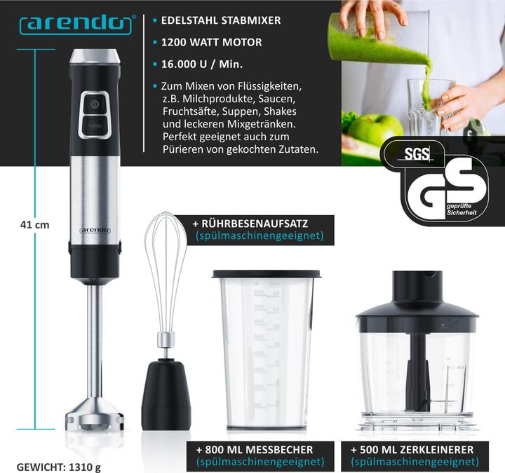 Produktbild Arendo Stabmixer