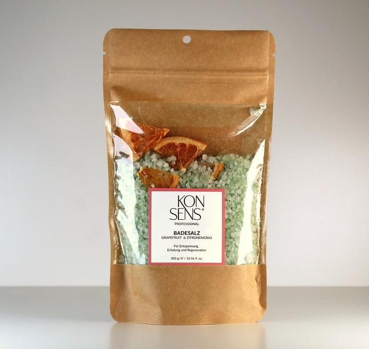 Actual product image Konsens Bath salts with grapefruit & lemongrass (Bath salts)