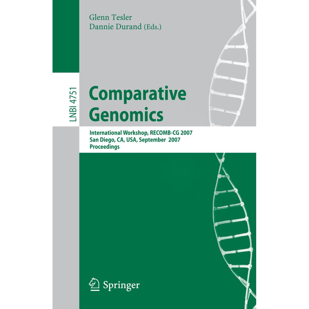 Comparative Genomics, Fachbücher von Glenn Tesler, Dannie Durand