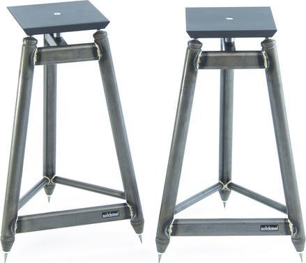 Produktbild SolidSteel SS-6 boekenplank speakerstandaard (zwart) (1 Paar, Ständer, Höhenverstellbar)