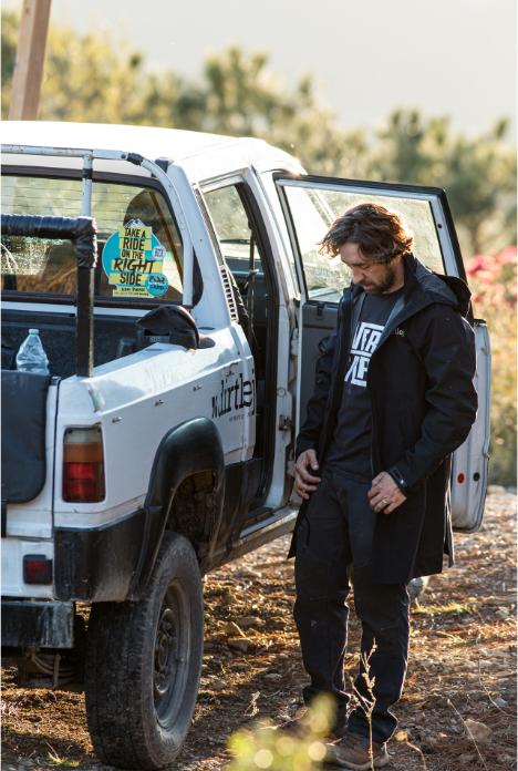 Productafbeelding dirtlej weathershield raincoat, black (M)