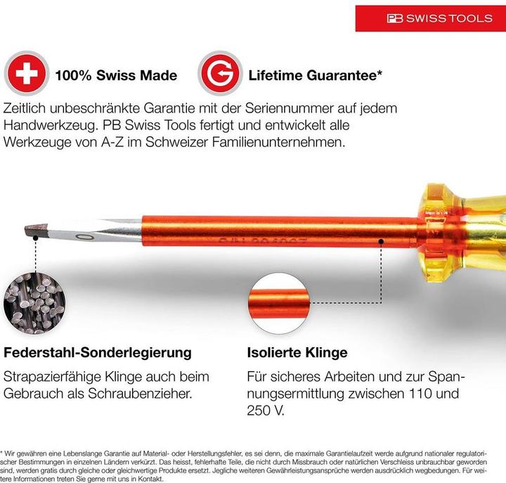 Produktbild PB Swiss Tools Pb 175/0 (Schlitzschrauben)