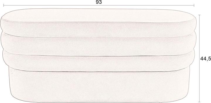 Produktbild Dutchbone Aditi Bench Brown