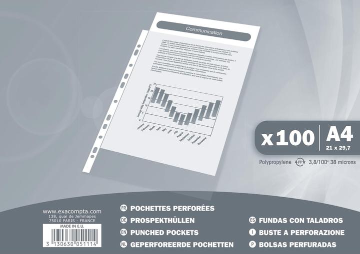 Immagine prodotto Exacompta Coperture e borse (A4, 100x)