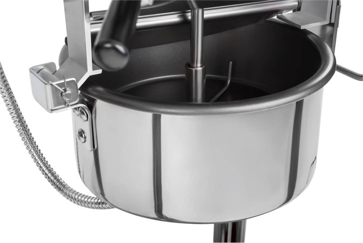 Actual product image Royal Catering Popcorn Machine with trolley - Retro design - 150 / 180 °C - red -