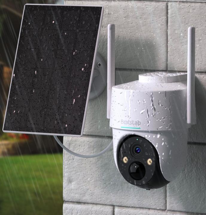 Image du produit Botslab PT Battery Wi-Fi Camera, 5200mAh Rechargeable Battery, AI Human Detection, IP65 Weatherproof