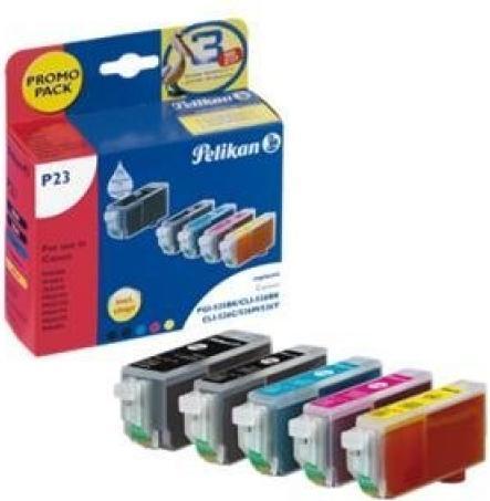 Actual product image Pelikan Cli-526, Pgi-525bk (M, C, Y, PGBK, FC)