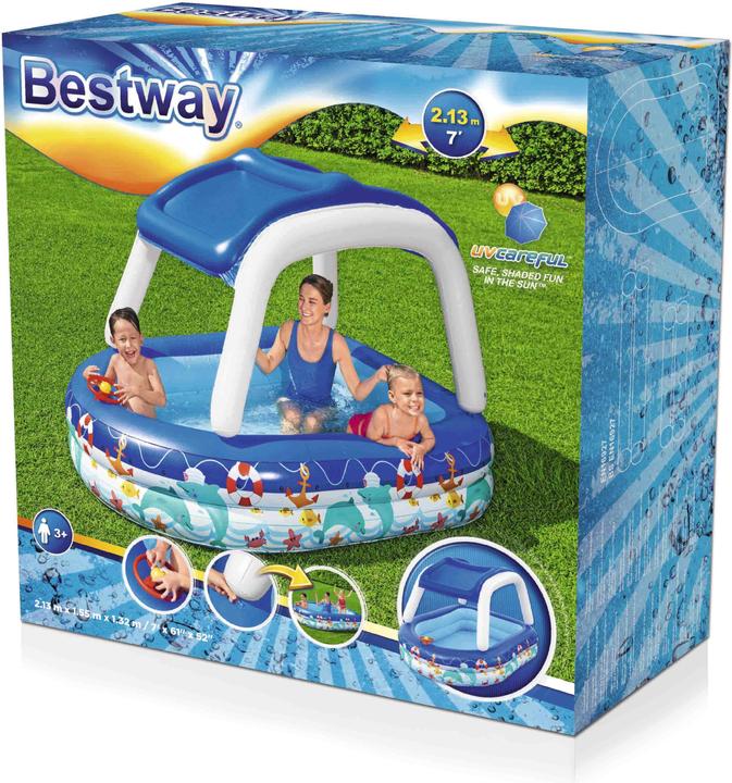 Produktbild Bestway Family Pool mit Sonnenschirm Sea Captain