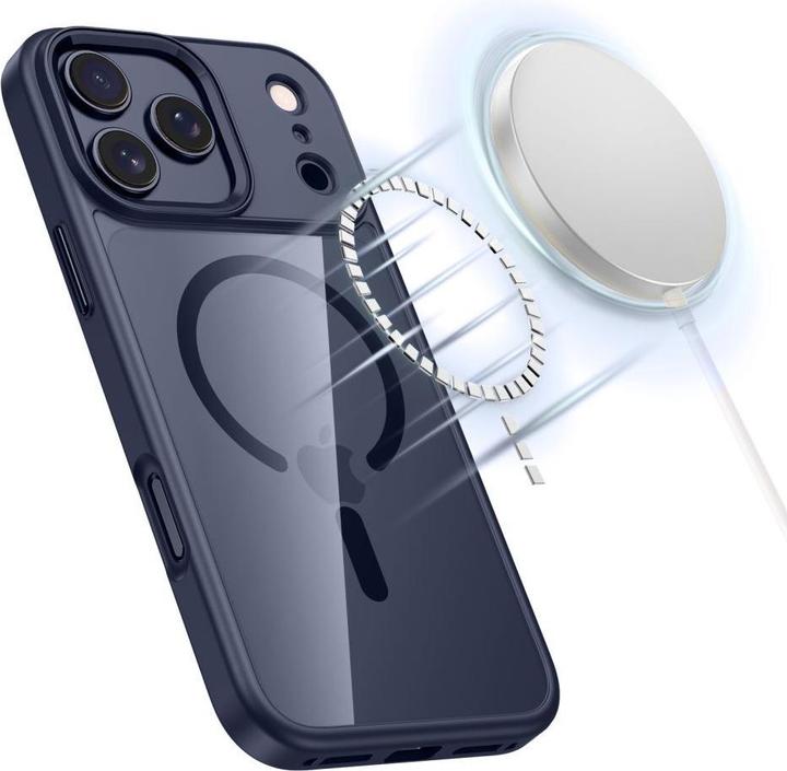 Immagine prodotto Tech-Protect Magmat Magsafe Iphone 17 Pro Max Dunkelblau/Klar (Apple iPhone 17 Pro Max)