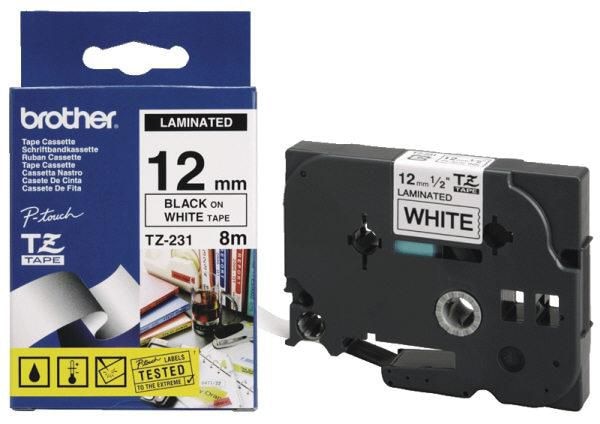 Immagine prodotto Brother TZe-231 (1.20 cm, Nero, Bianco)
