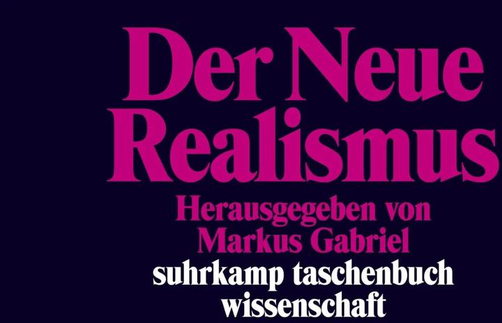 Produktbild Der Neue Realismus (Deutsch, Markus Gabriel, 2014)