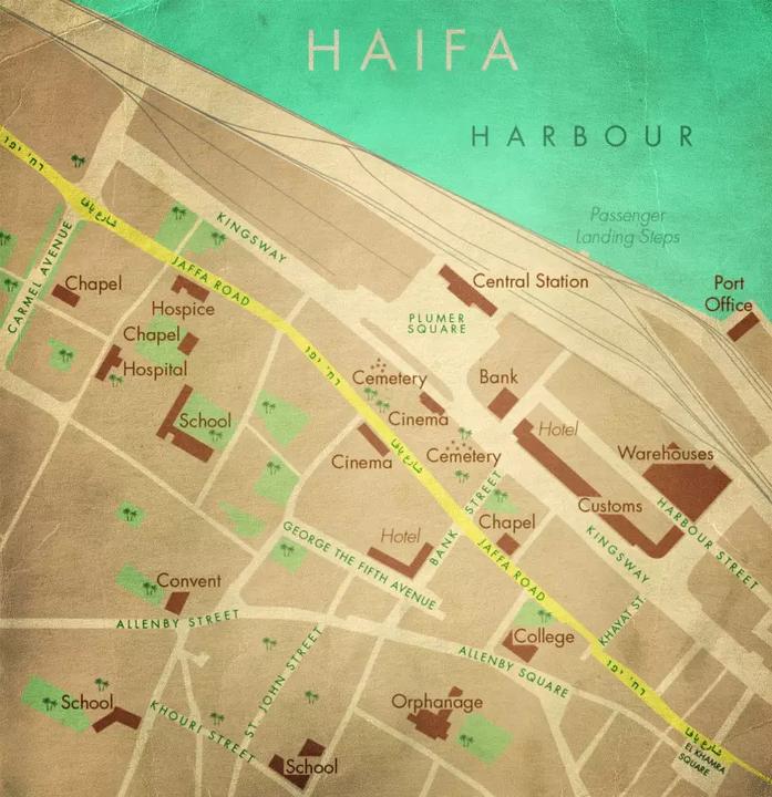 Actual product image Jaffa Road (German, Daniel Bacon, 2021)