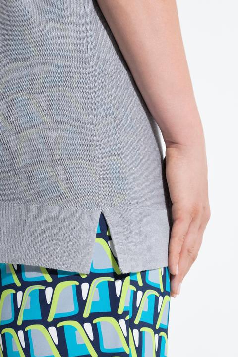 Produktbild Ulla Popken Pullover, Pailletten, Oversized, U-Boot-Ausschnitt, Halbarm (58, 60)