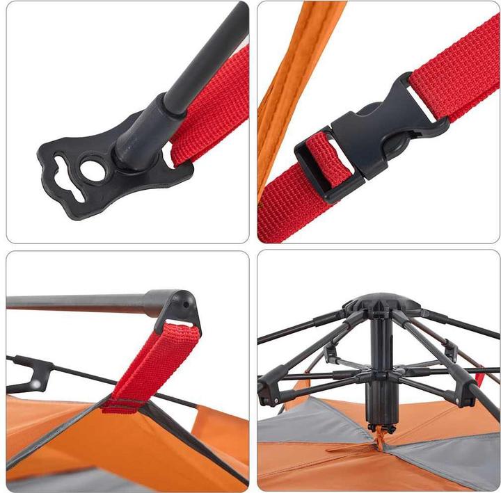 Produktbild vidaXL Kuppel-Campingzelt 5 Personen Quick Release (Kuppelzelt, 4 kg, 5 Personen)