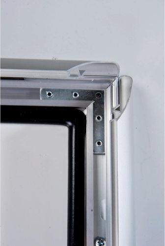 Actual product image Franken Poster frame "Outdoor", DIN A4, 25 mm frame profile silver anodised aluminium snap frame, synthetic