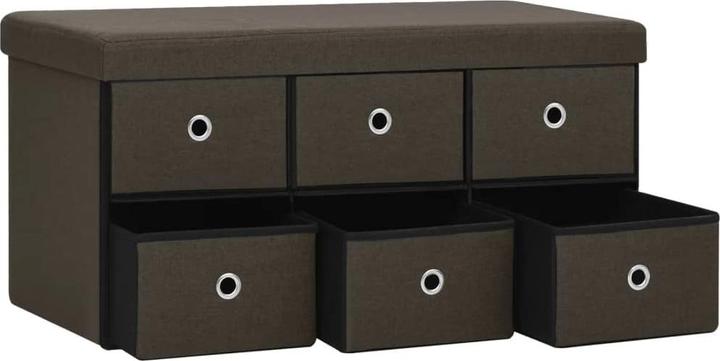 Image du produit vidaXL Bank mit Stauraum (76 cm)