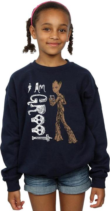 Produktbild Avengers Infinity War I Am Teenage Groot Sweatshirt Mädchen (116)
