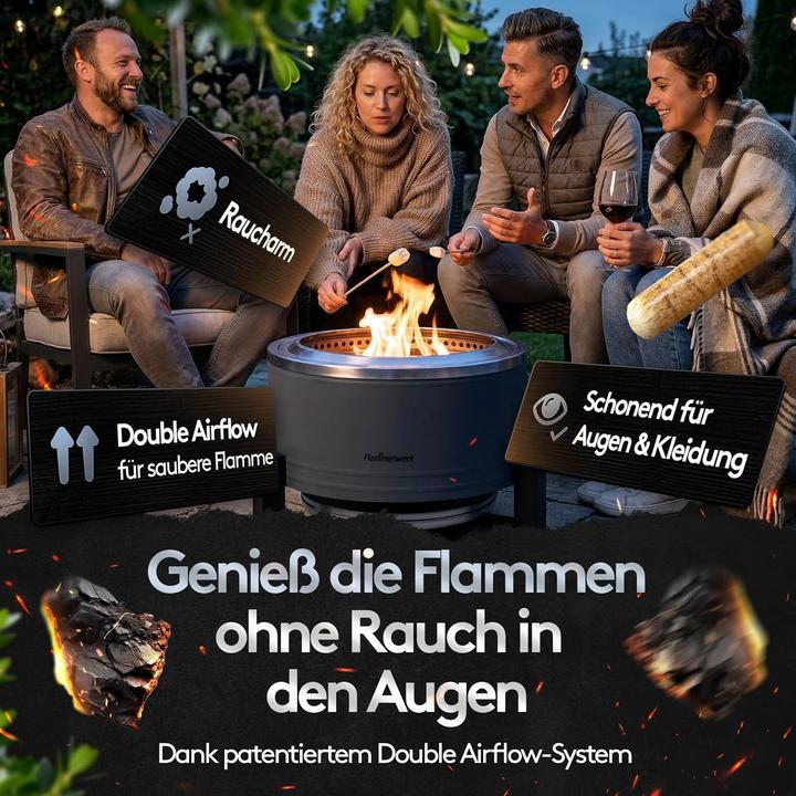 Produktbild Flammenwerk Rauchfreie Feuerschale