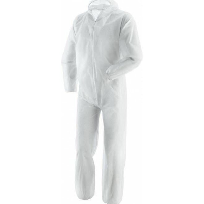 Beta Tools, Tuta protettiva + tuta da lavoro, Beta Kombinezon Jednorazowy Z Kapturem Rozmiar M Biały (M)