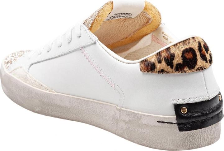 Image du produit Crime London Crime distressed sneakers in leather and suede color white (36)