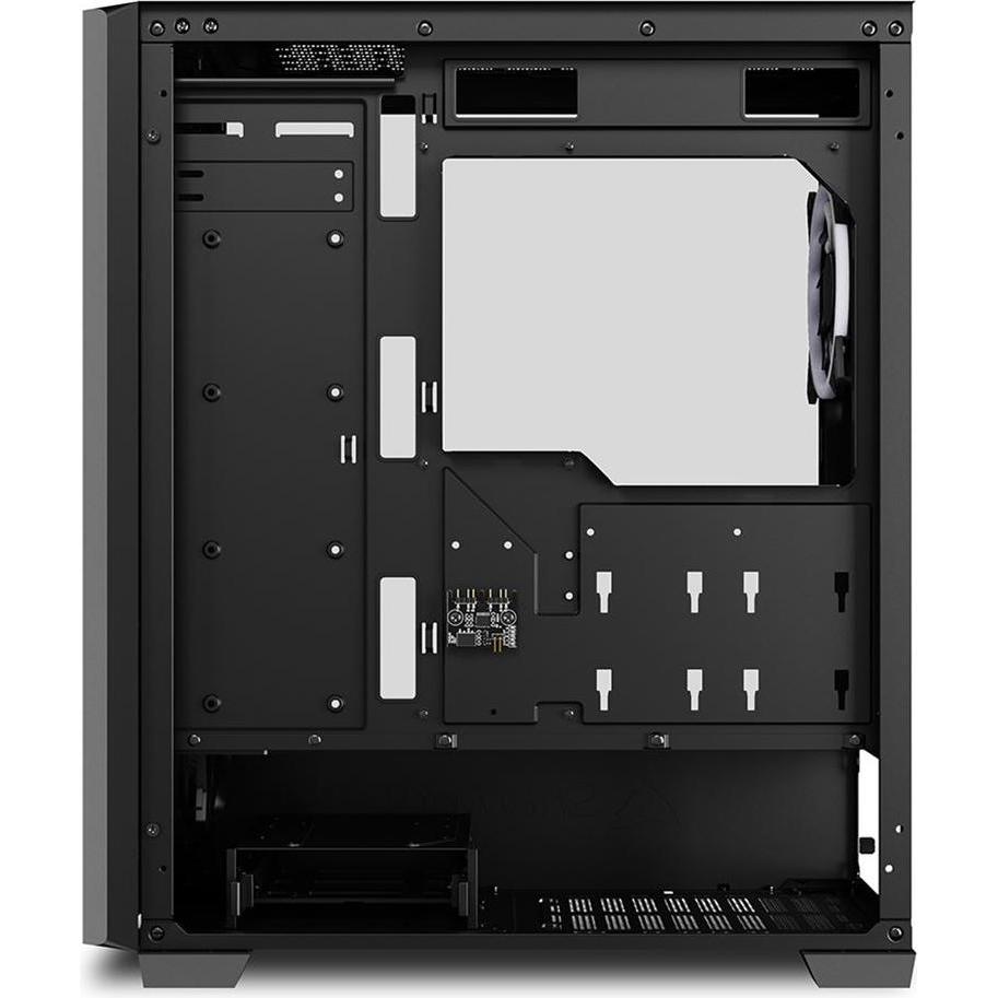 Thumbnail - Sharkoon VS9 Black RGB ATX (mATX, ATX, Mini-ATX), PC Gehäuse, Schwarz