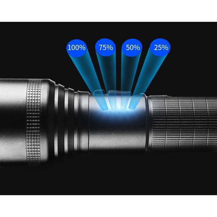 Thumbnail - Standart, Taschenlampe, RECHAR LED FLASHL SD-6042 10W 800LM USB (21 cm)