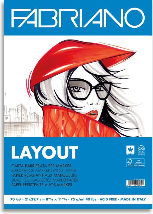 Produktbild Fabriano Layout (A4, Blanko)