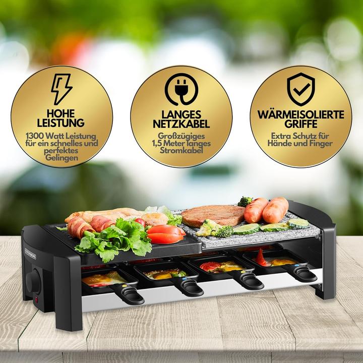 Image du produit Steinborg Raclettegrill für 8 Personen