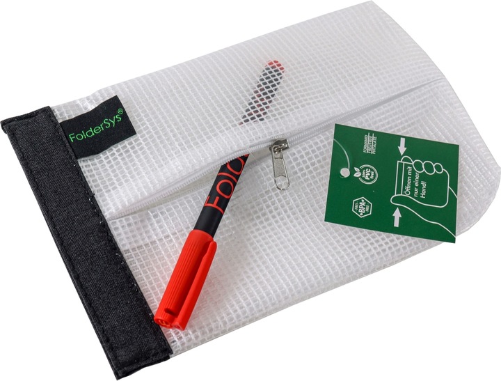 Actual product image Foldersys SnapBag A6 black/transparent (A6, 1 x)