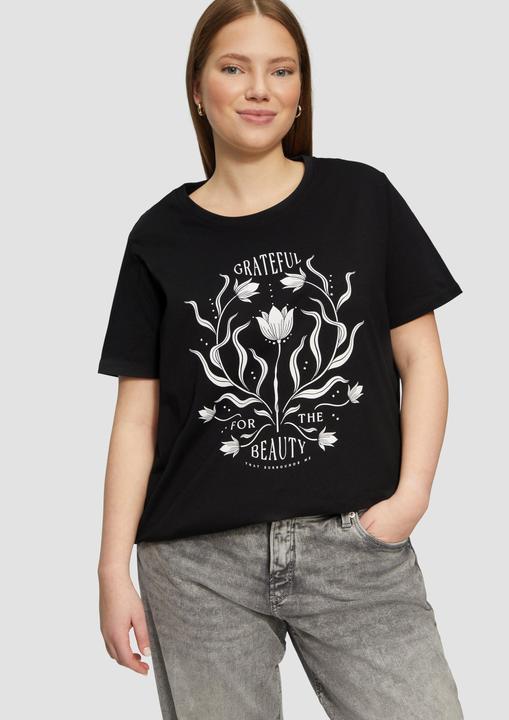 Produktbild S.Oliver T-Shirt Baumwollshirt mit Fronprint (46)