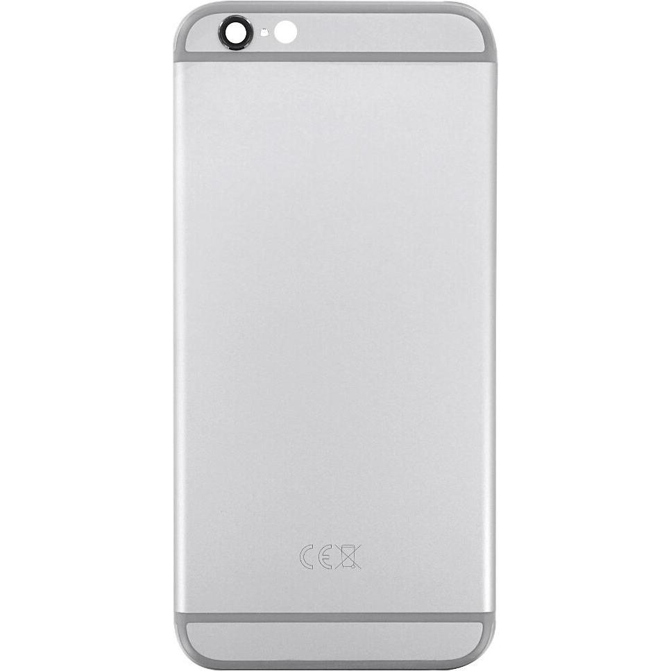 OEM Ersatz iPhone 6 Rückseite grau, ohne Logo (iPhone 6), Mobilgerät Ersatzteile, Grau