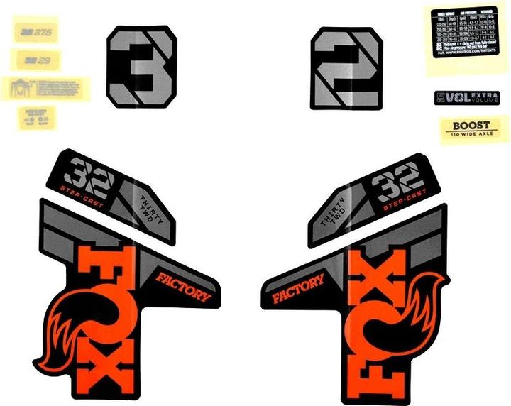 Productafbeelding Fox Stickerset voor 32 SC F-S