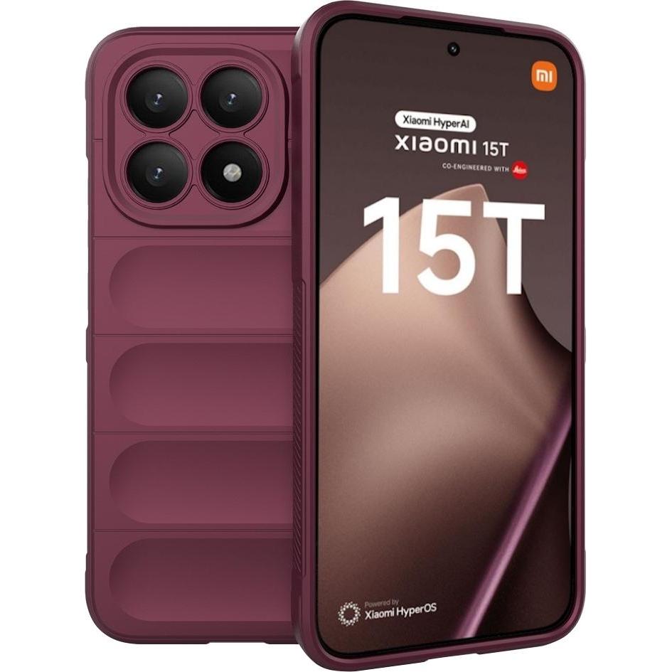 Screenguard CloudCase Xiaomi 15T Hülle (Xiaomi 15T), Cover smartphone, Rosso