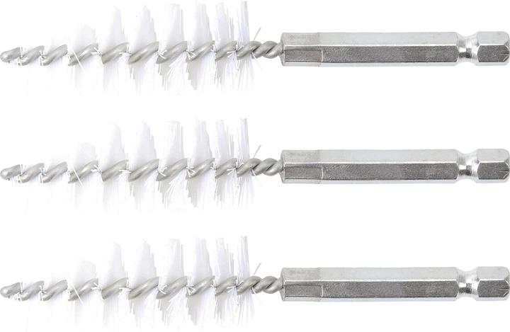 Productafbeelding BGS Nylon borstel | 18 mm | Aandrijving zeskantkop 6,3 mm (1/4") | 3 stuks.