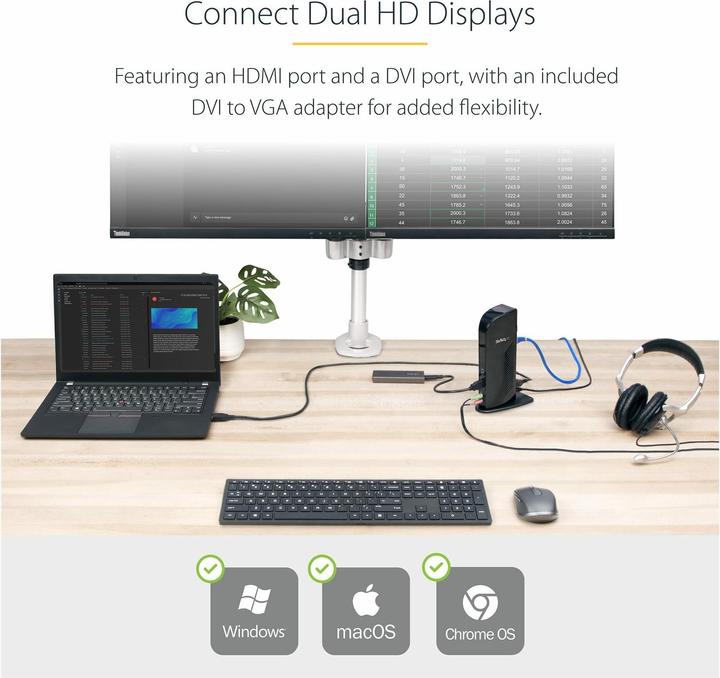 Immagine prodotto StarTech Hdmi Dvi Usb 3 (USB-C, 13 porte)