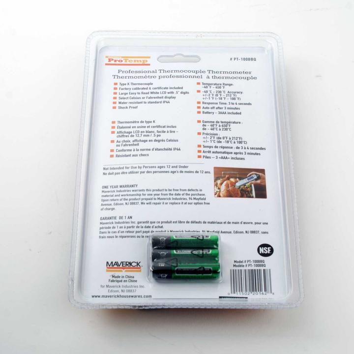 Image du produit Maverick BBQ PT-100BBQ ProTemp