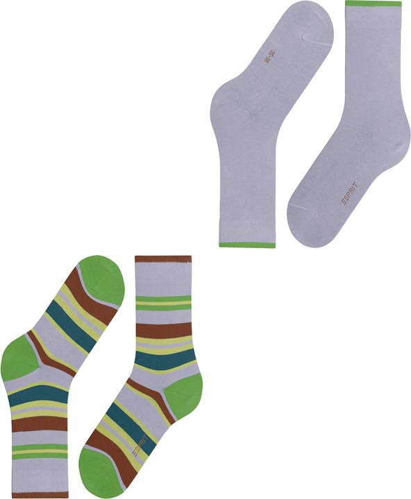 Produktbild Esprit Retro Stripe 2-Pack Damen (2er Pack, 35 - 38)