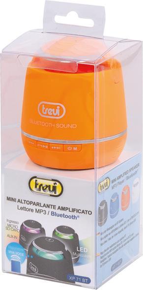 Actual product image Trevi XP71BT speaker orange